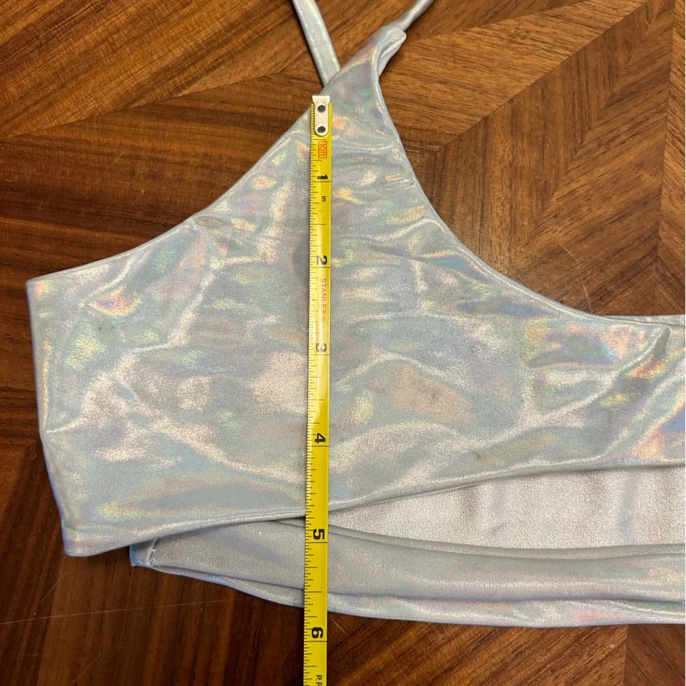 Iridescent rave outfit (or swimwear) - Picture 7 of 12